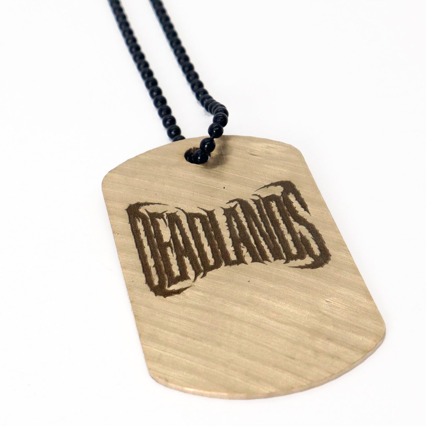 Recycled Cymbal Dog Tag