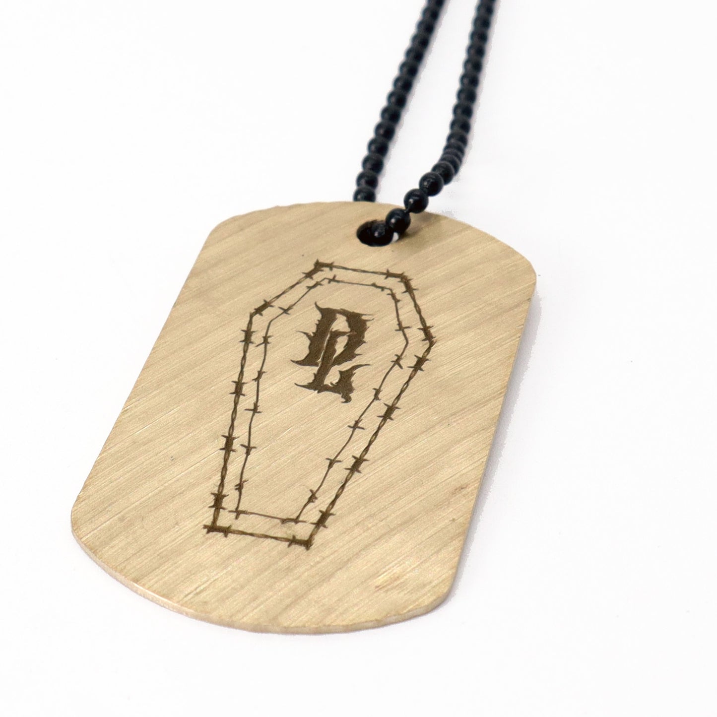 Recycled Cymbal Dog Tag