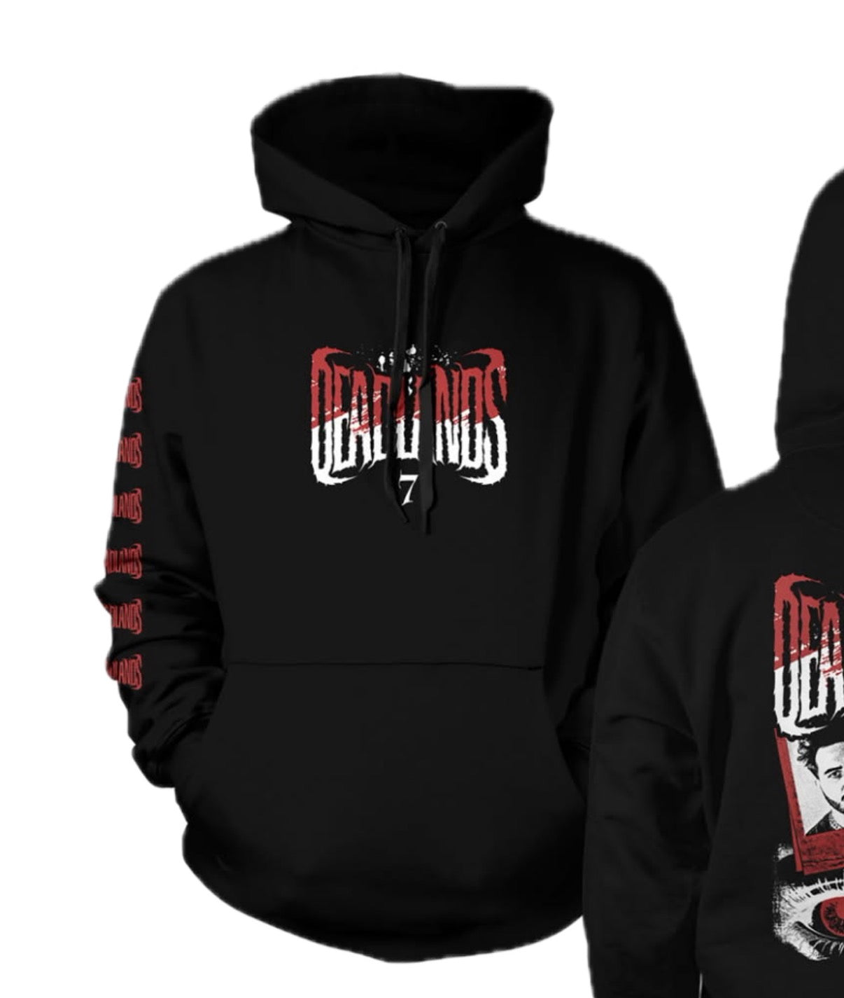 Red Drip Heavyweight Hoodies